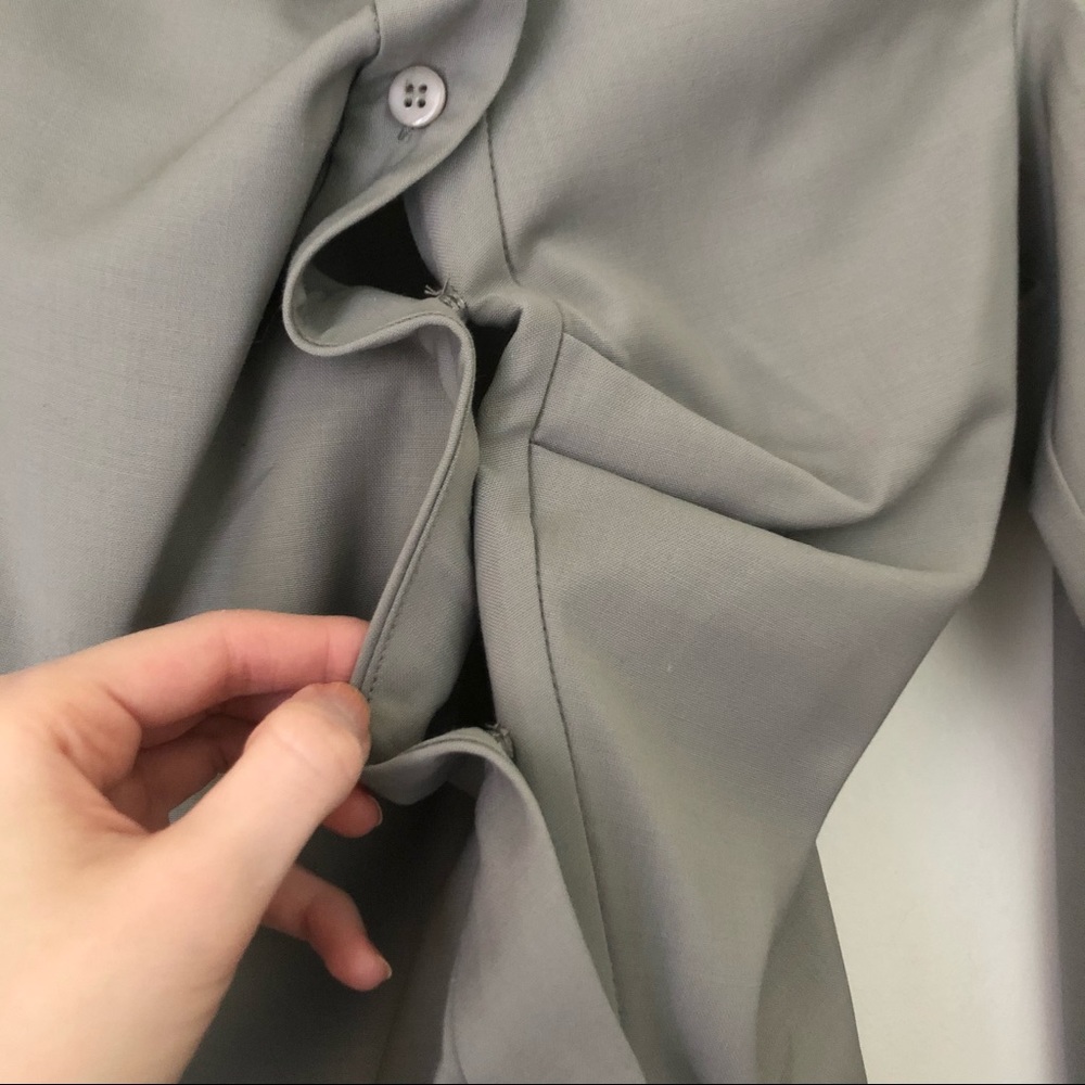 Zara Limited Edition Ruched Shirt - Picture 9 of 15